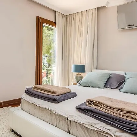 Casa Moderna Con Cucina Completamente E Piscina
